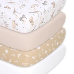 4-Pack Organic Crib Sheets